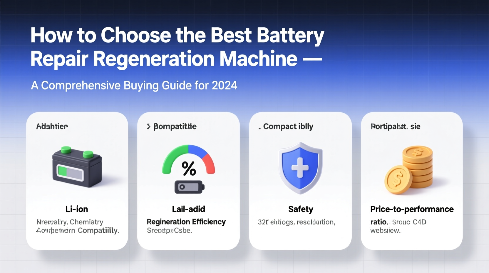 How to Choose the Best Battery Repair Regeneration Machine: Buying Guide