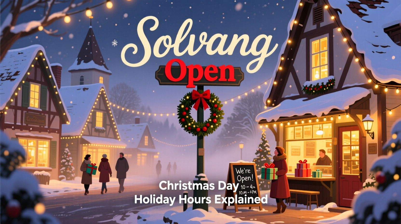 is solvang open on christmas day