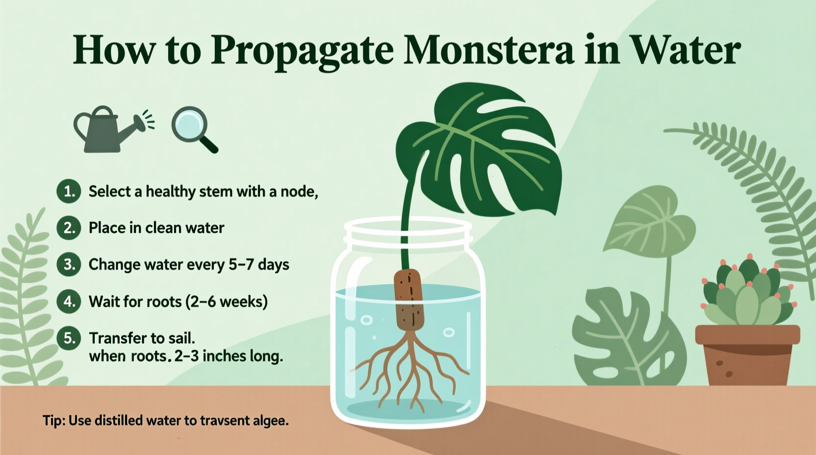 How to Propagate Monstera in Water