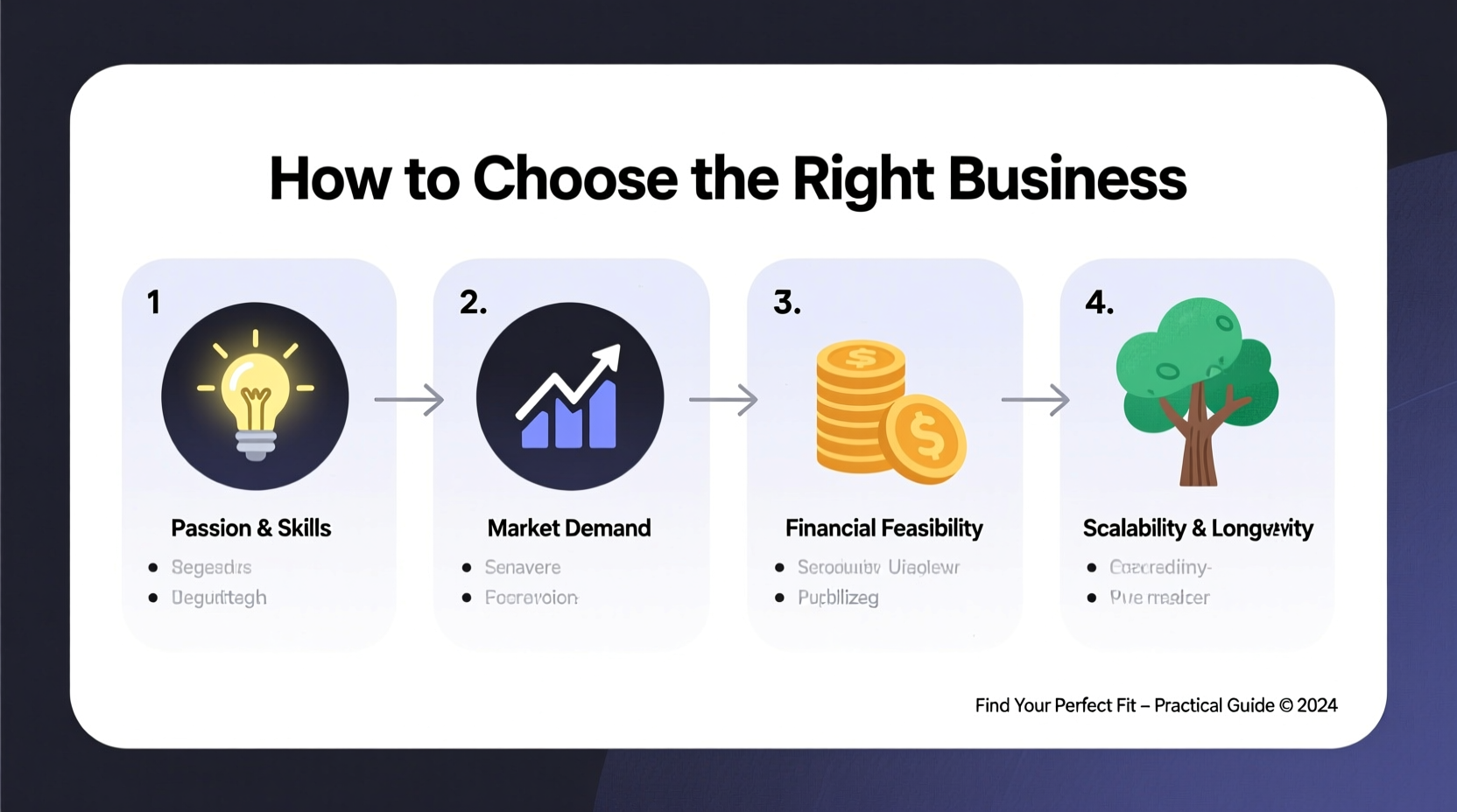 how to choose the right business to start a practical guide to finding your perfect fit