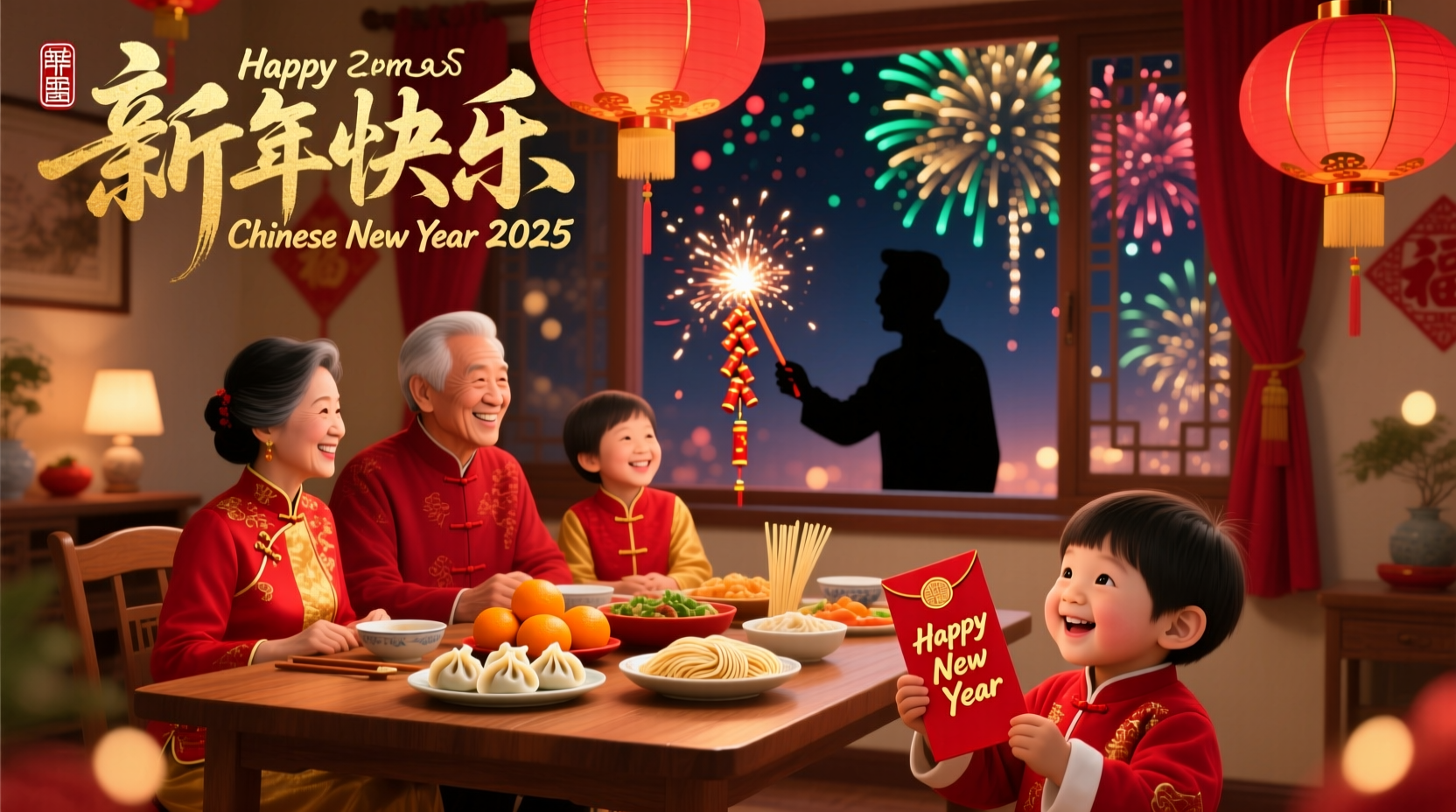 how to wish chinese new year eve