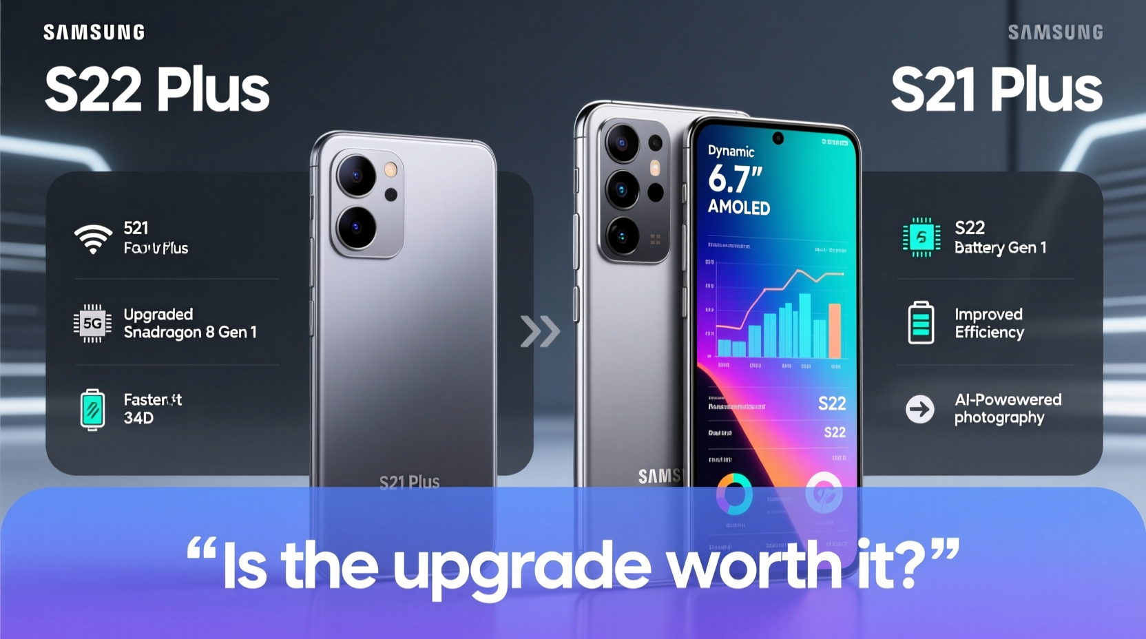 samsung s22 plus vs s21 plus is the upgrade really worth it