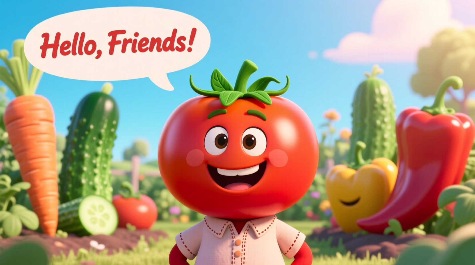 Tomato Veggie Tales: Educational Stories for Healthy Eating