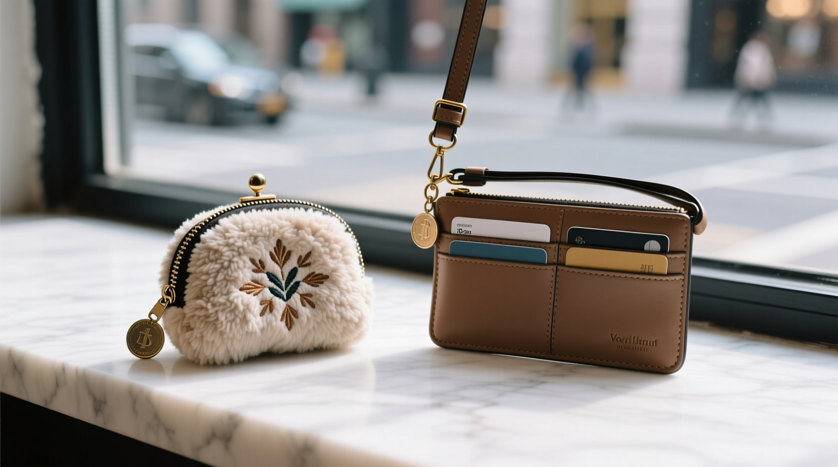 plush coin purse vs wristlet wallet which is actually more practical for everyday use