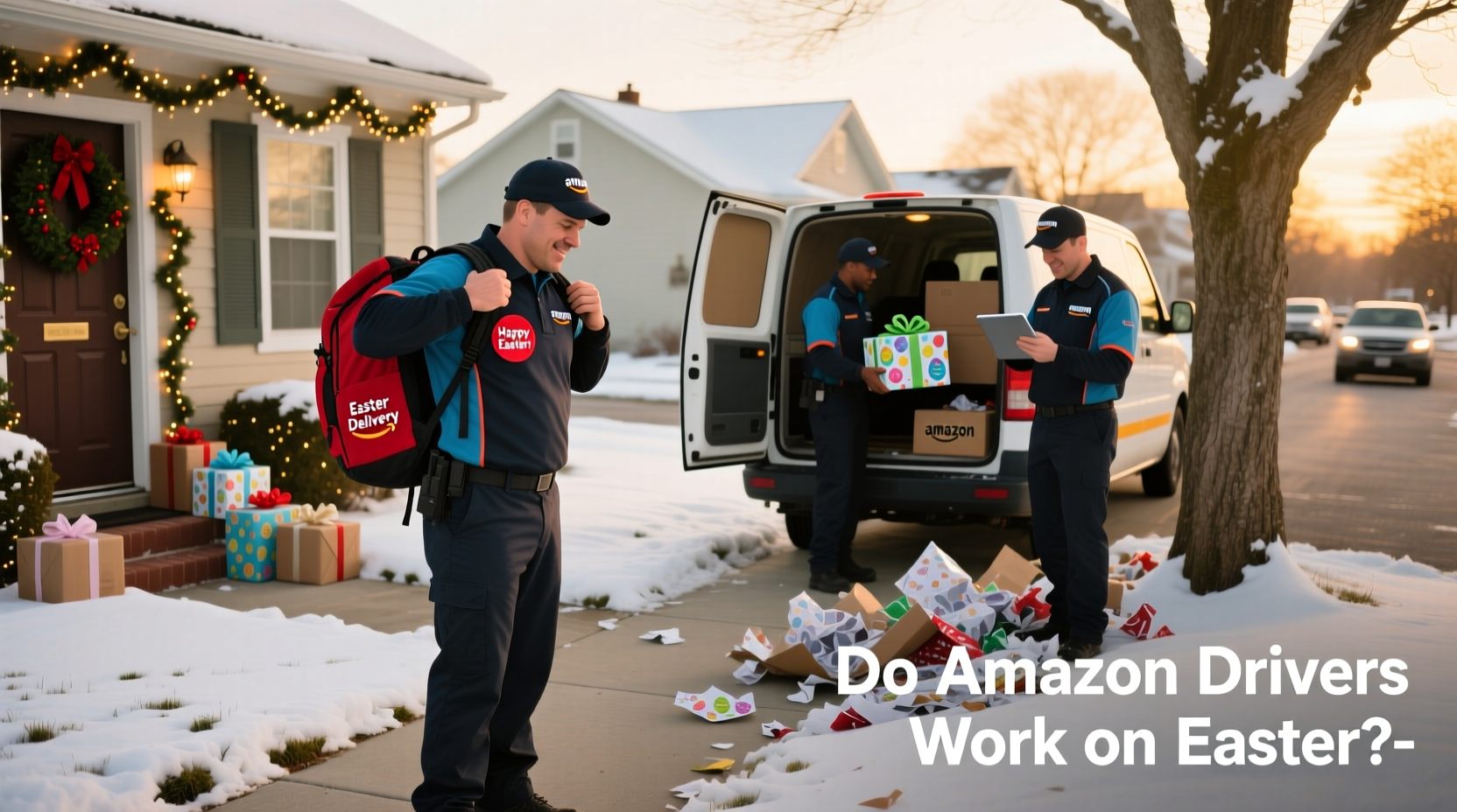 do amazon drivers work on easter