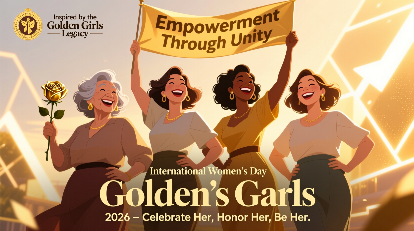 international womens day golden girls