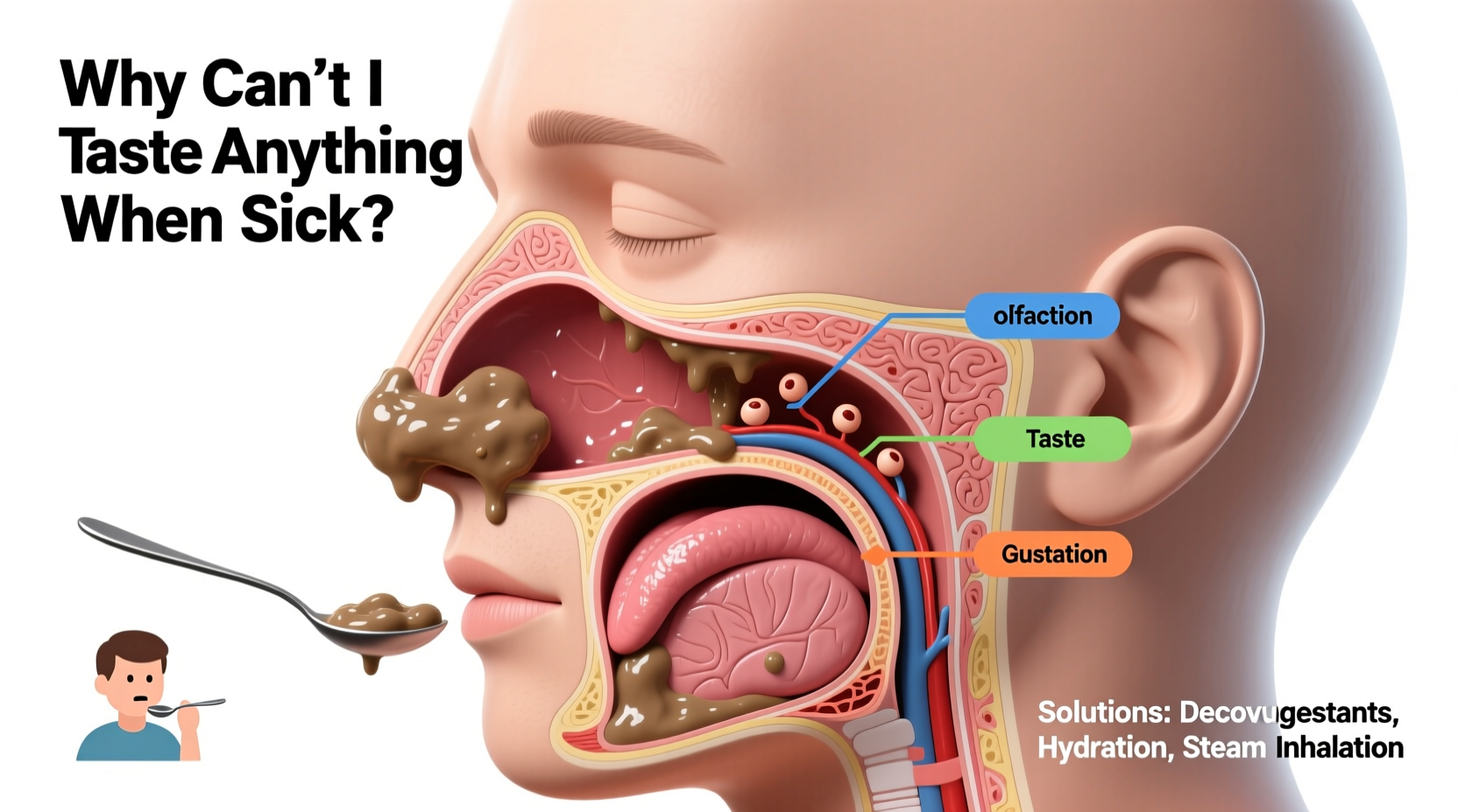 why cant i taste anything when sick causes solutions