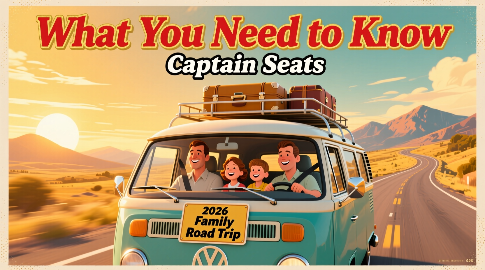 2026 family road trip captain seats