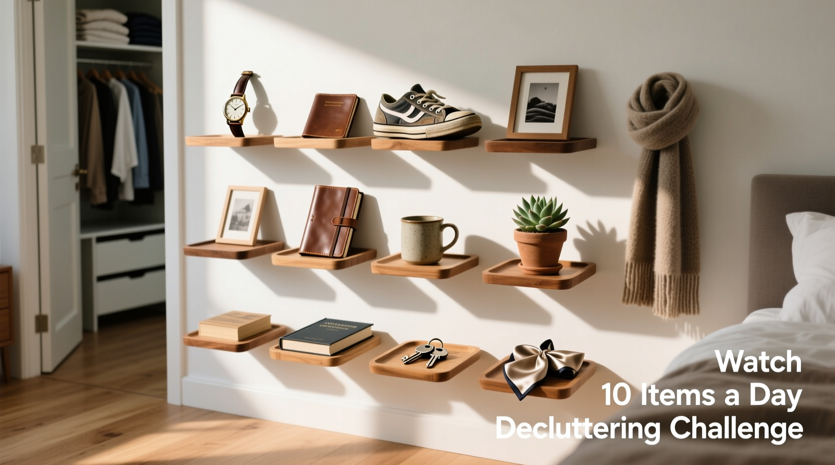 10 items a day decluttering challenge