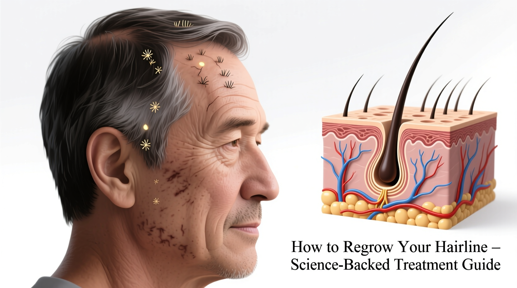 thinning edges causes treatment how to regrow your hairline