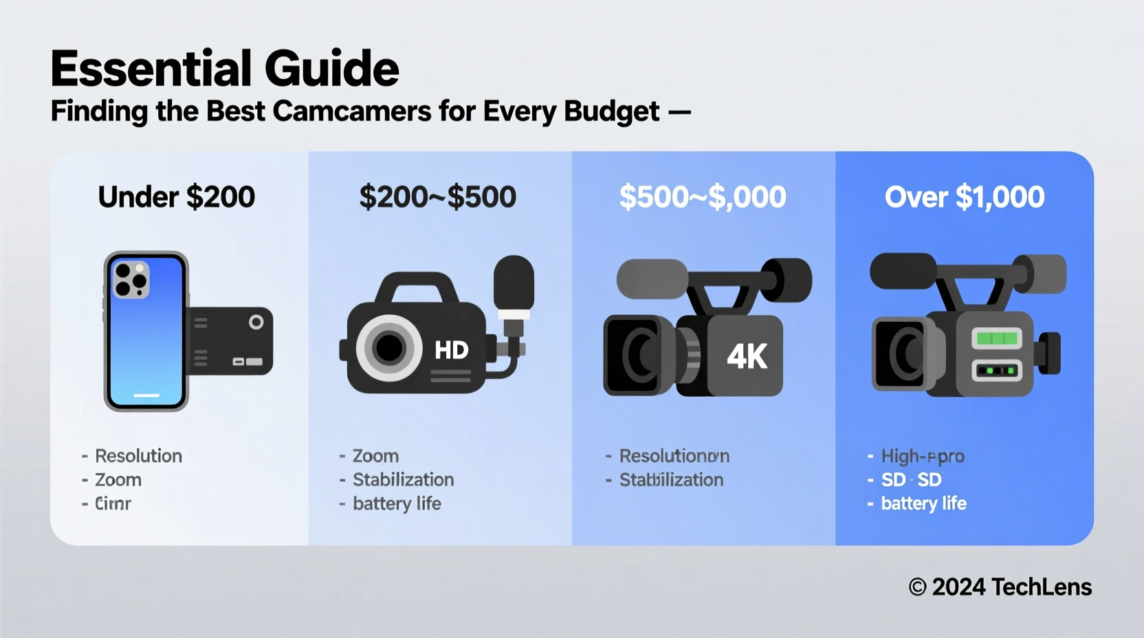 essential guide to finding the best camcorders for every budget