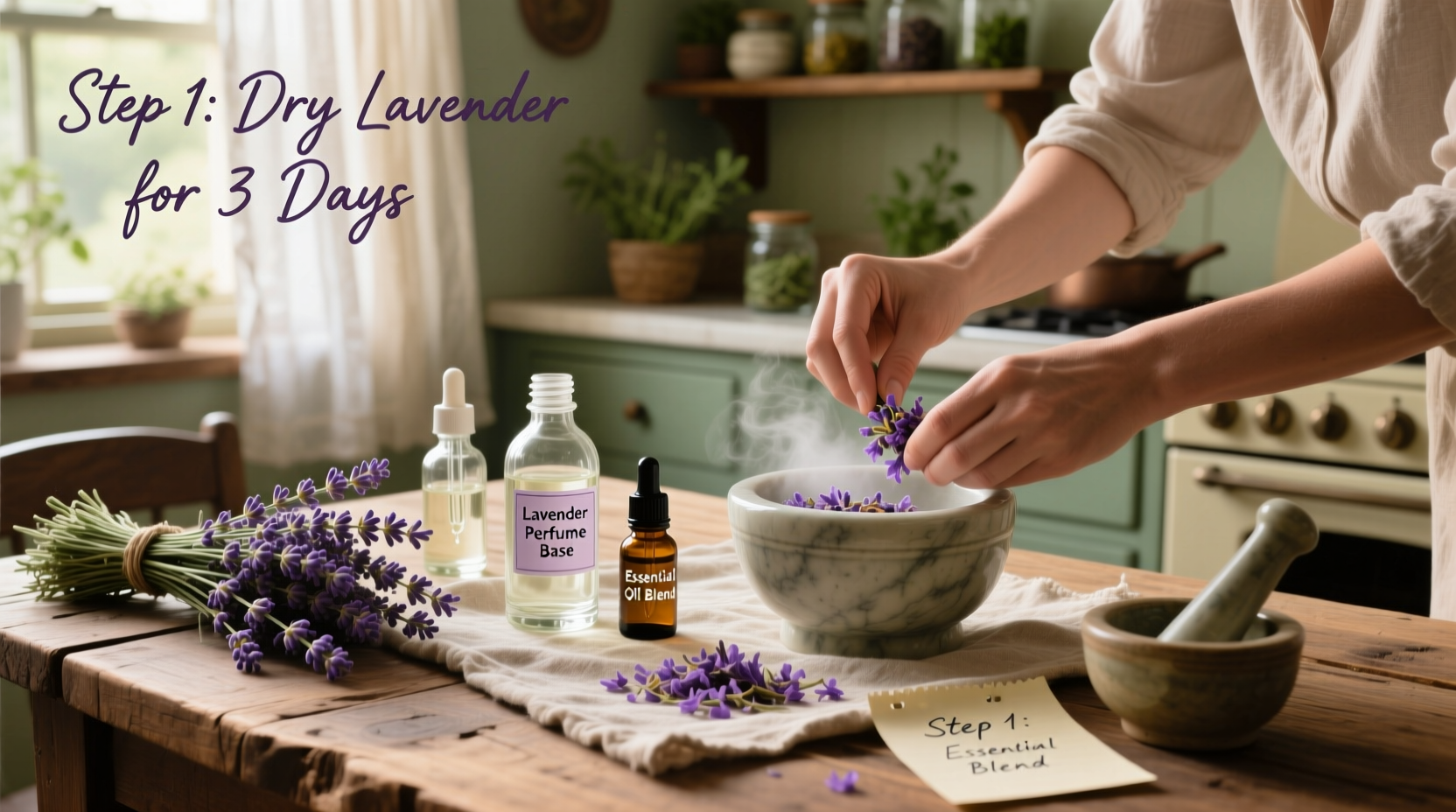 how to make perfume from lavender