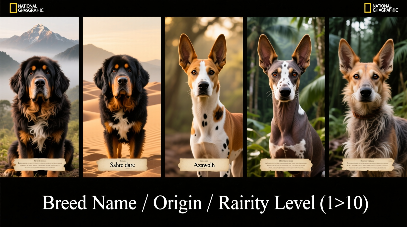 discover the top 10 most rare dogs with unique charm and fascinating stories