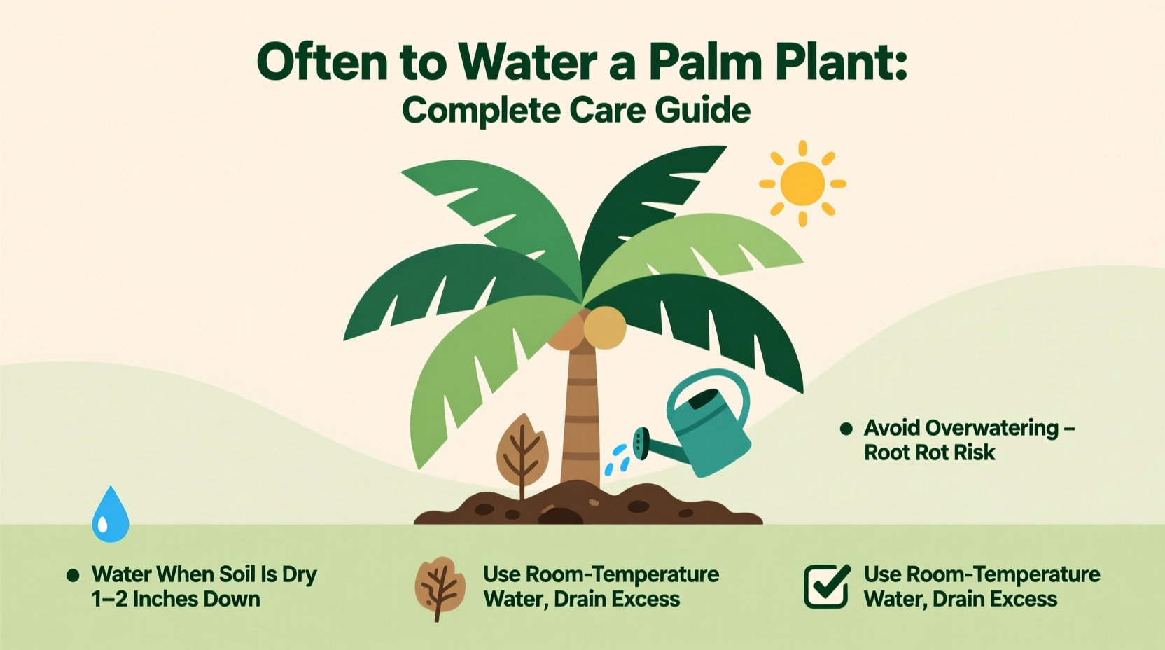 how often should you water a palm plant