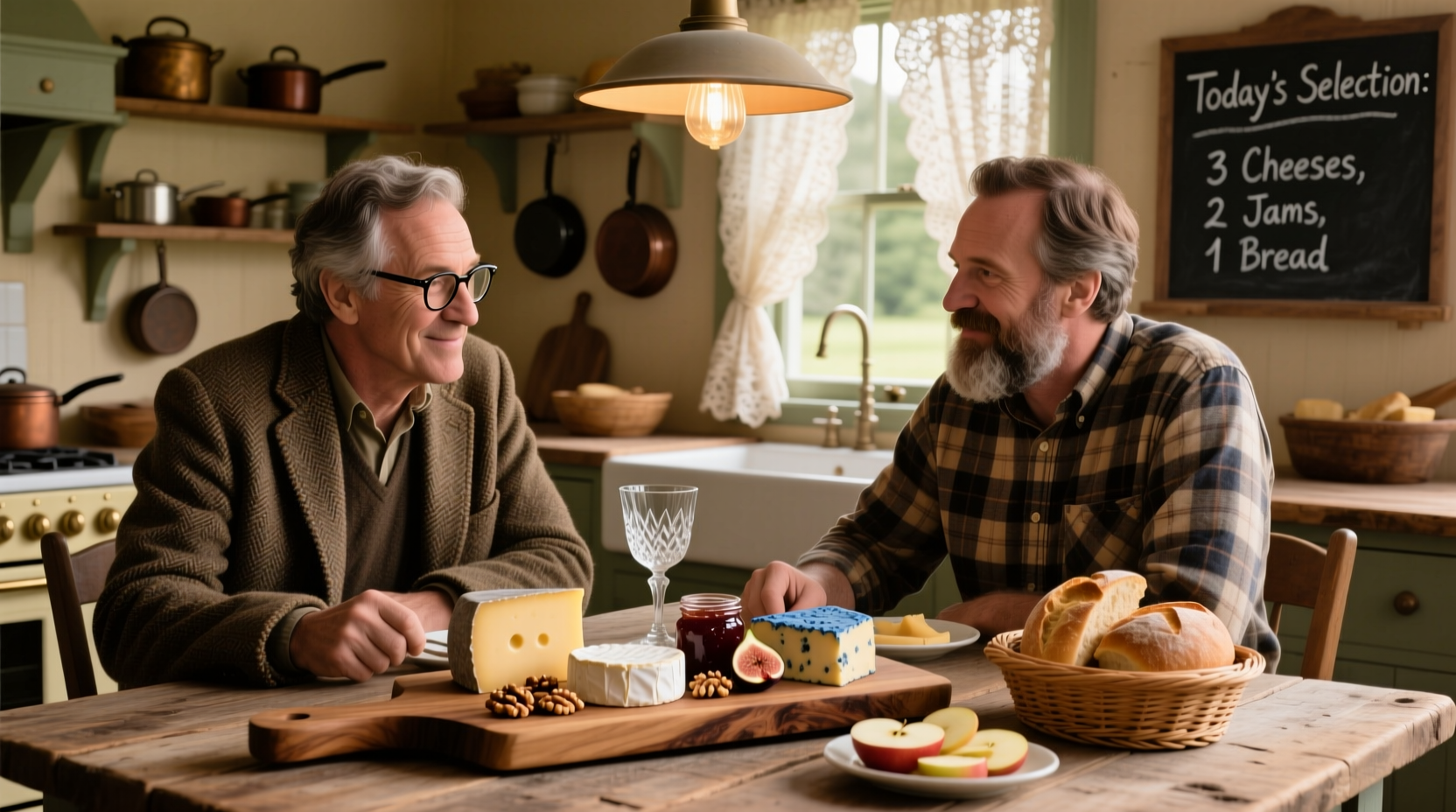 Harry and David relish on cheese board