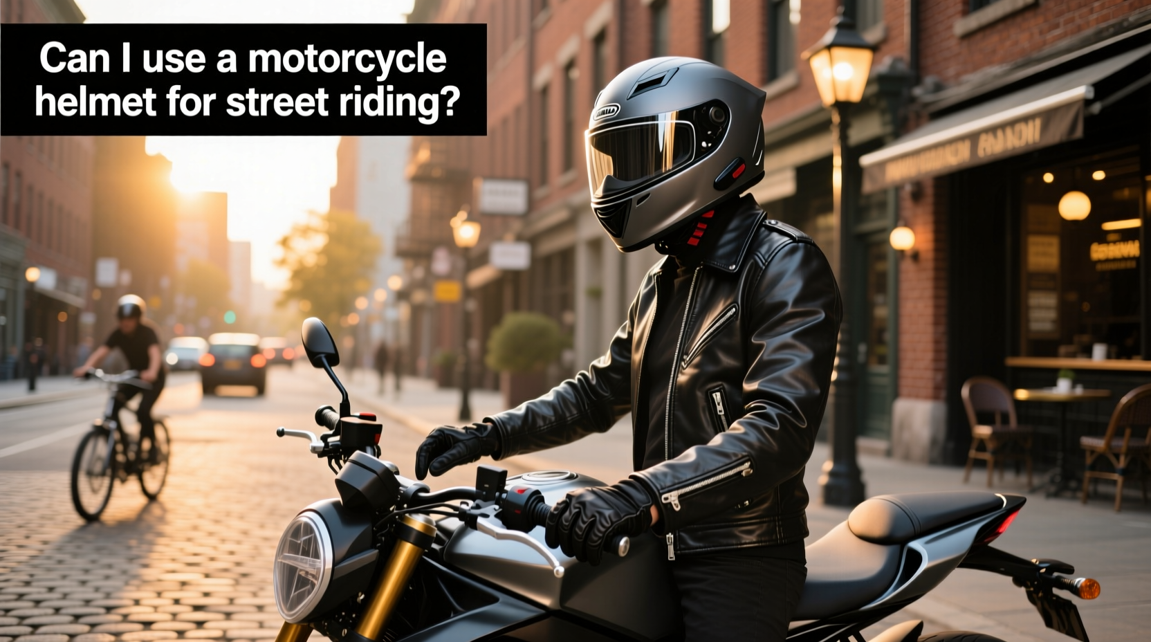 Street Rider Helmet Can I Use a Motorcycle Helmet for Street Riding – Guide