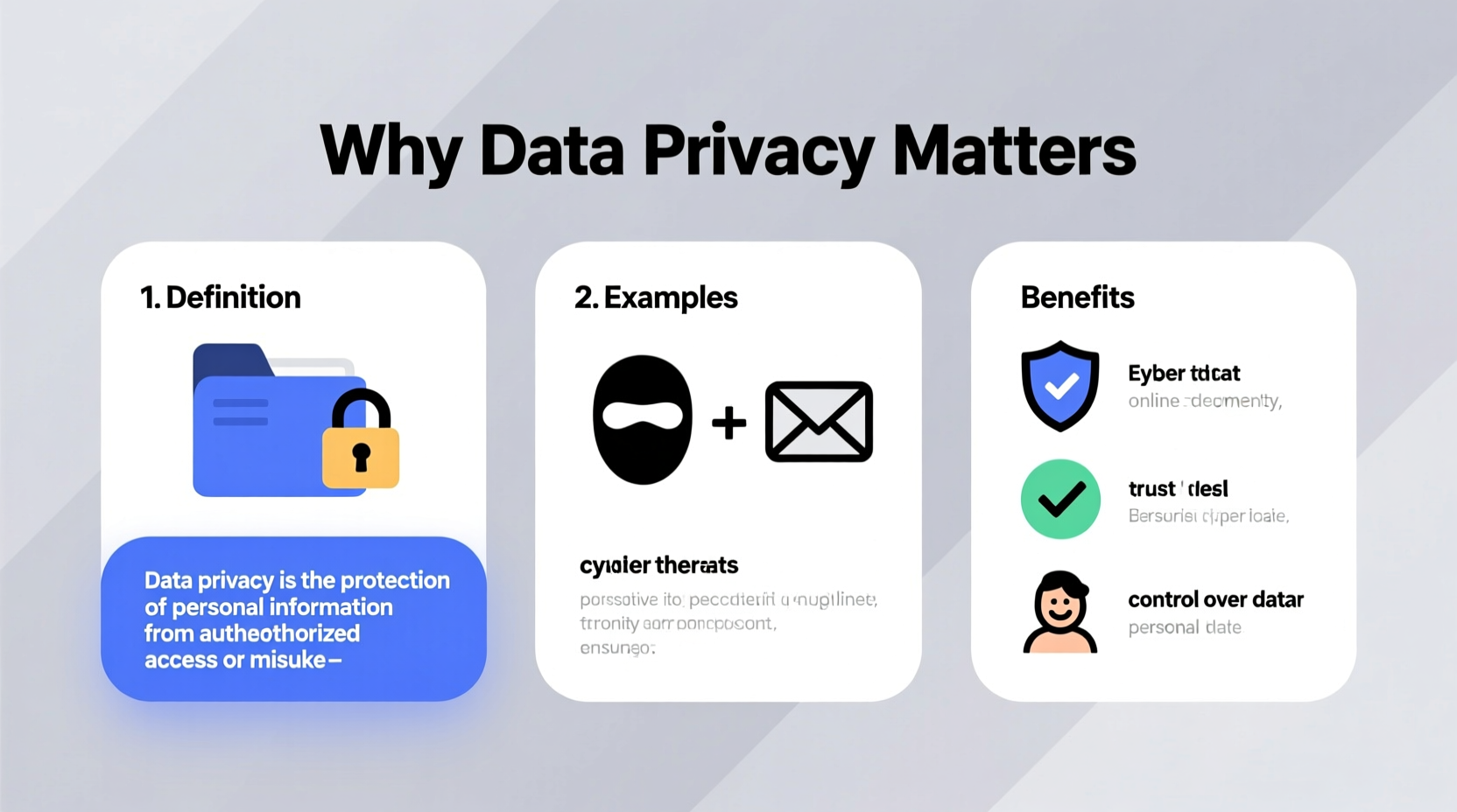 why data privacy is important definition examples benefits
