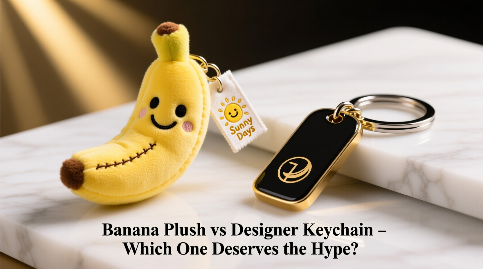 banana plush keychain vs designer keychain which one is worth the hype