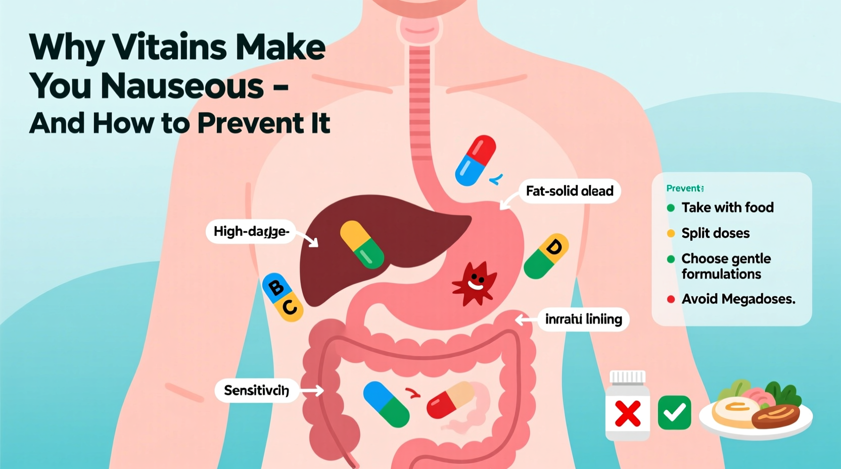 vitamins making you nauseous reasons how to prevent it