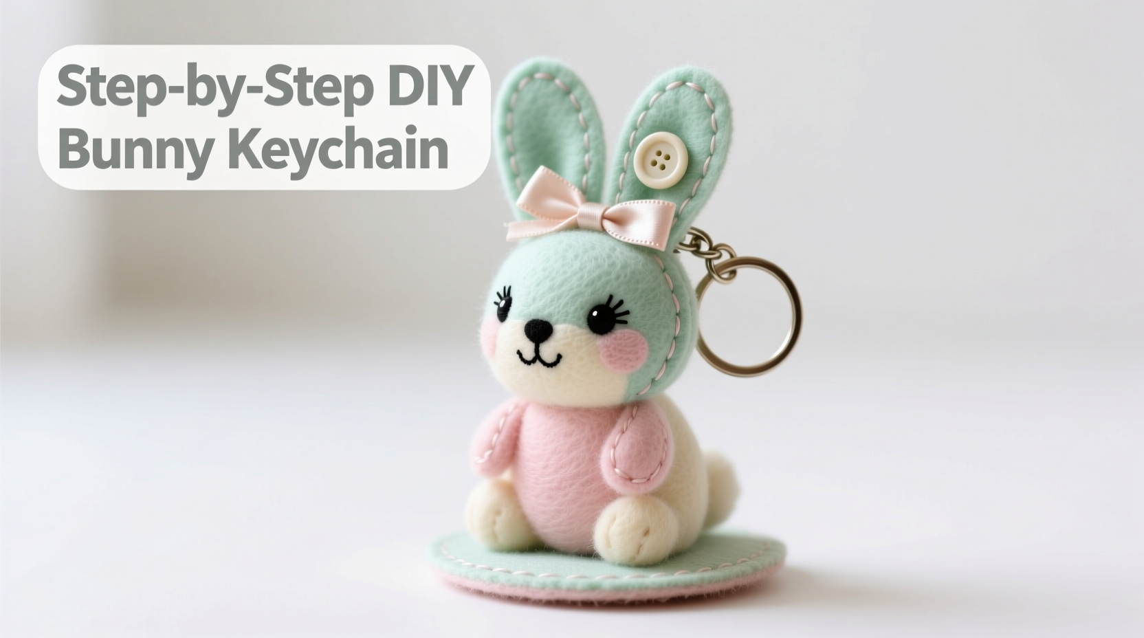 step by step guide to crafting a charming diy bunny keychain for beginners