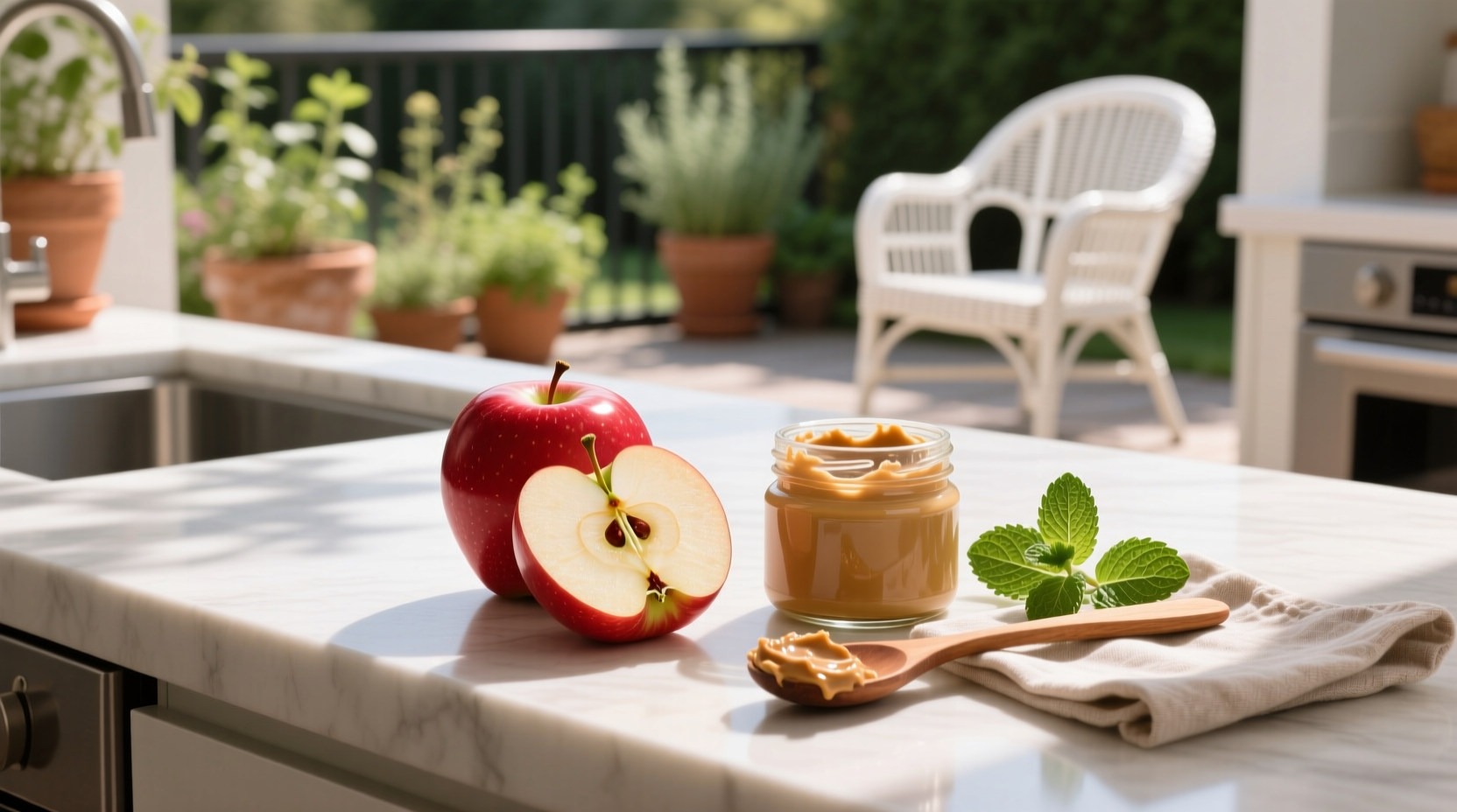 apples peanut butter healthy snack guide