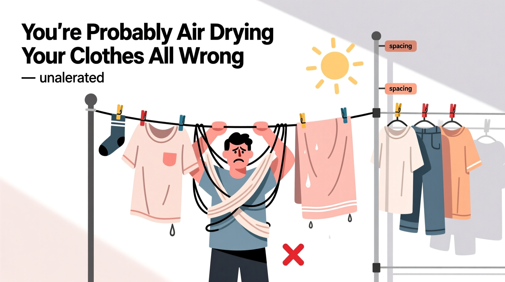youre probably air drying your clothes all wrong