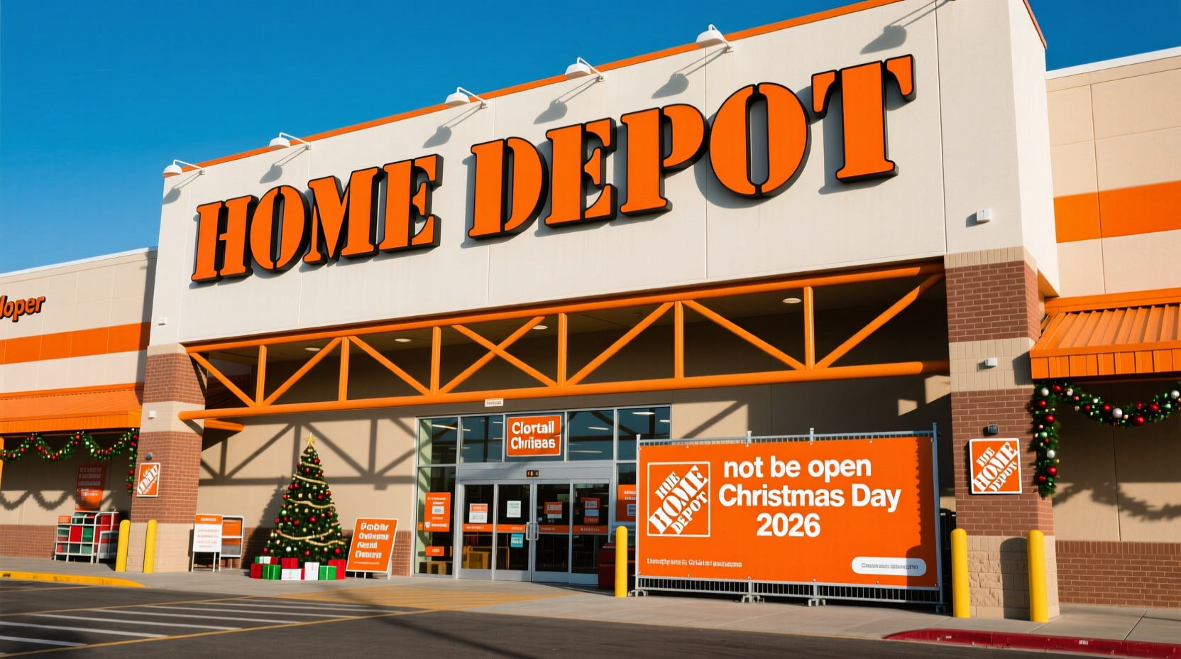 is home depot open on christmas day 2026
