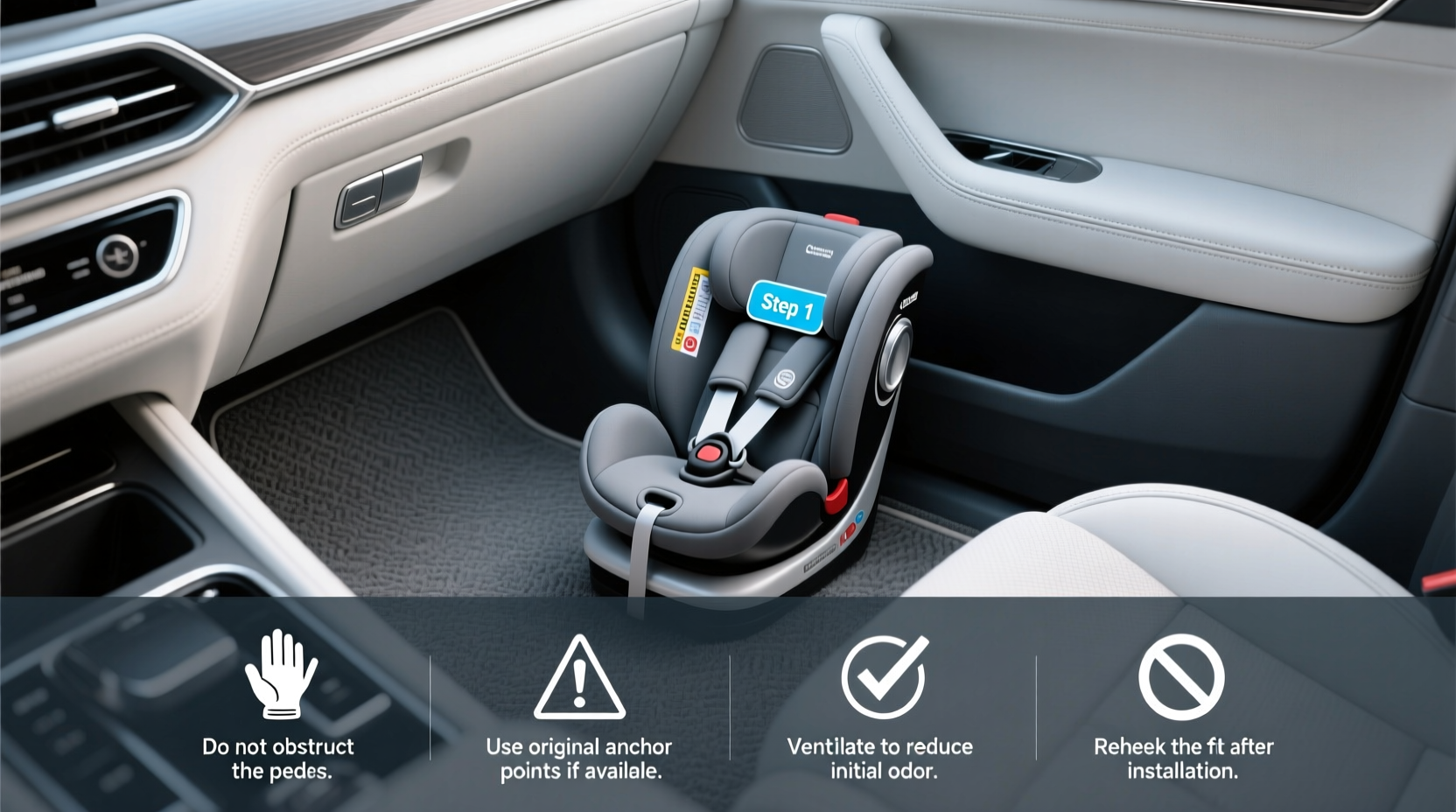 child car seat identificationlabel