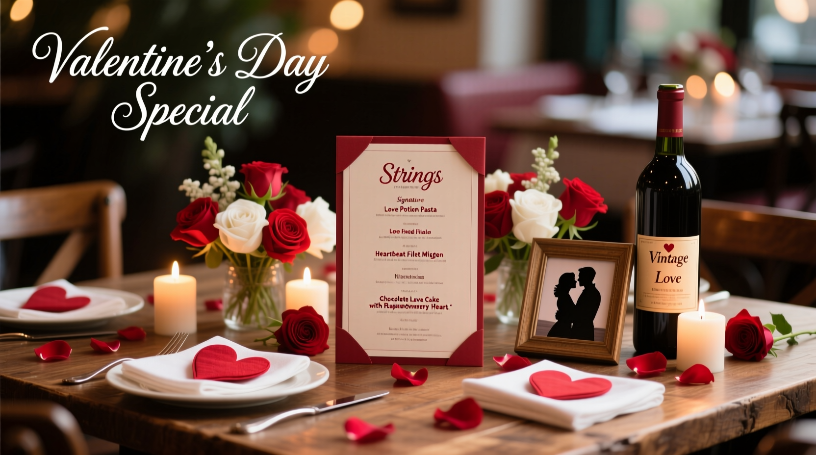 does strings restaurant in merced have a valentines day special