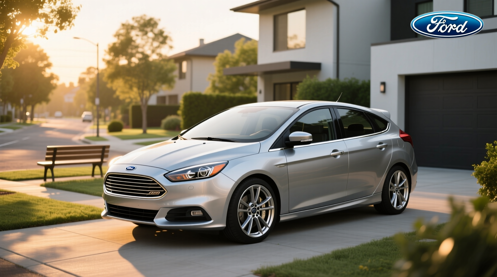 2017 Ford Focus Titanium Hatchback side profile
