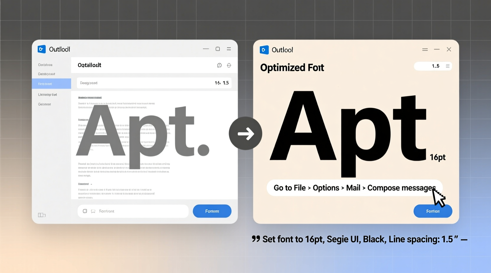 ultimate guide to enlarging and customizing fonts in outlook for easy reading