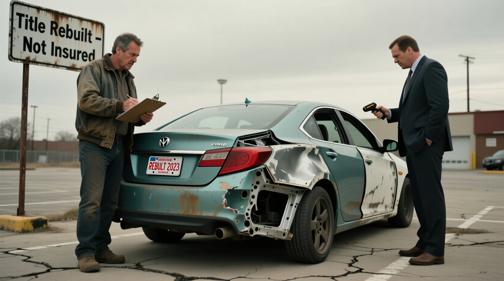 can you trade in a rebuilt title car