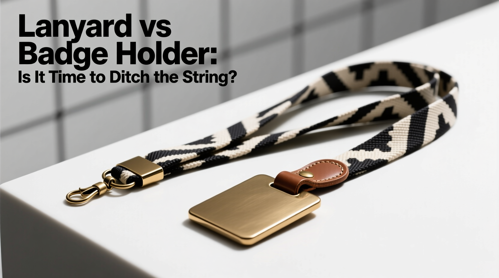 lanyard vs badge holder is it time to ditch the string