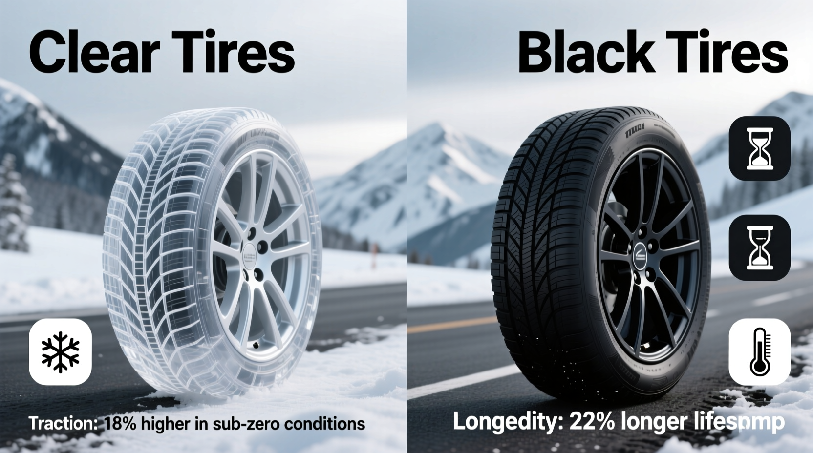 clear vs black winter