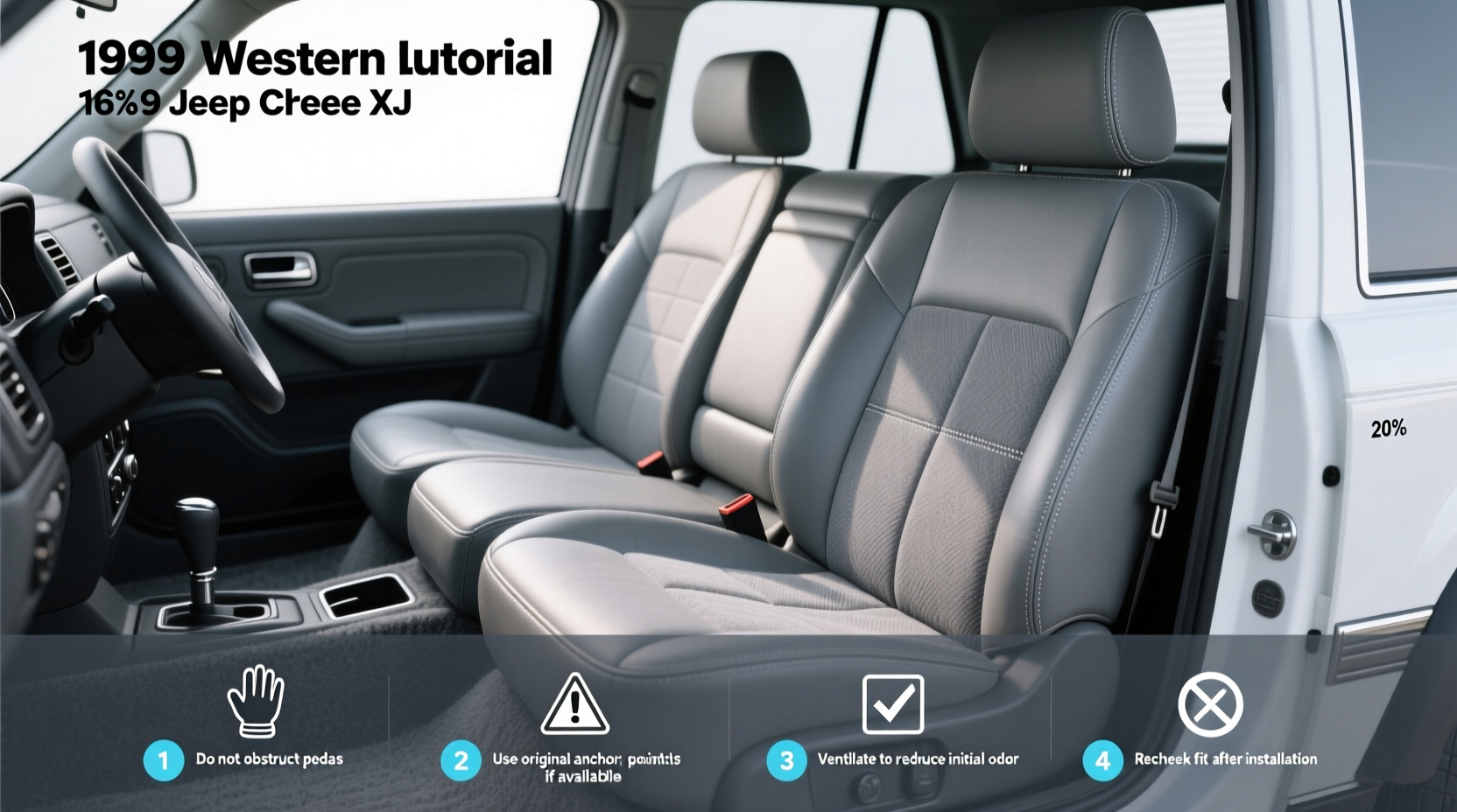 1999 Jeep Cherokee XJ Seat Covers Buying Guide