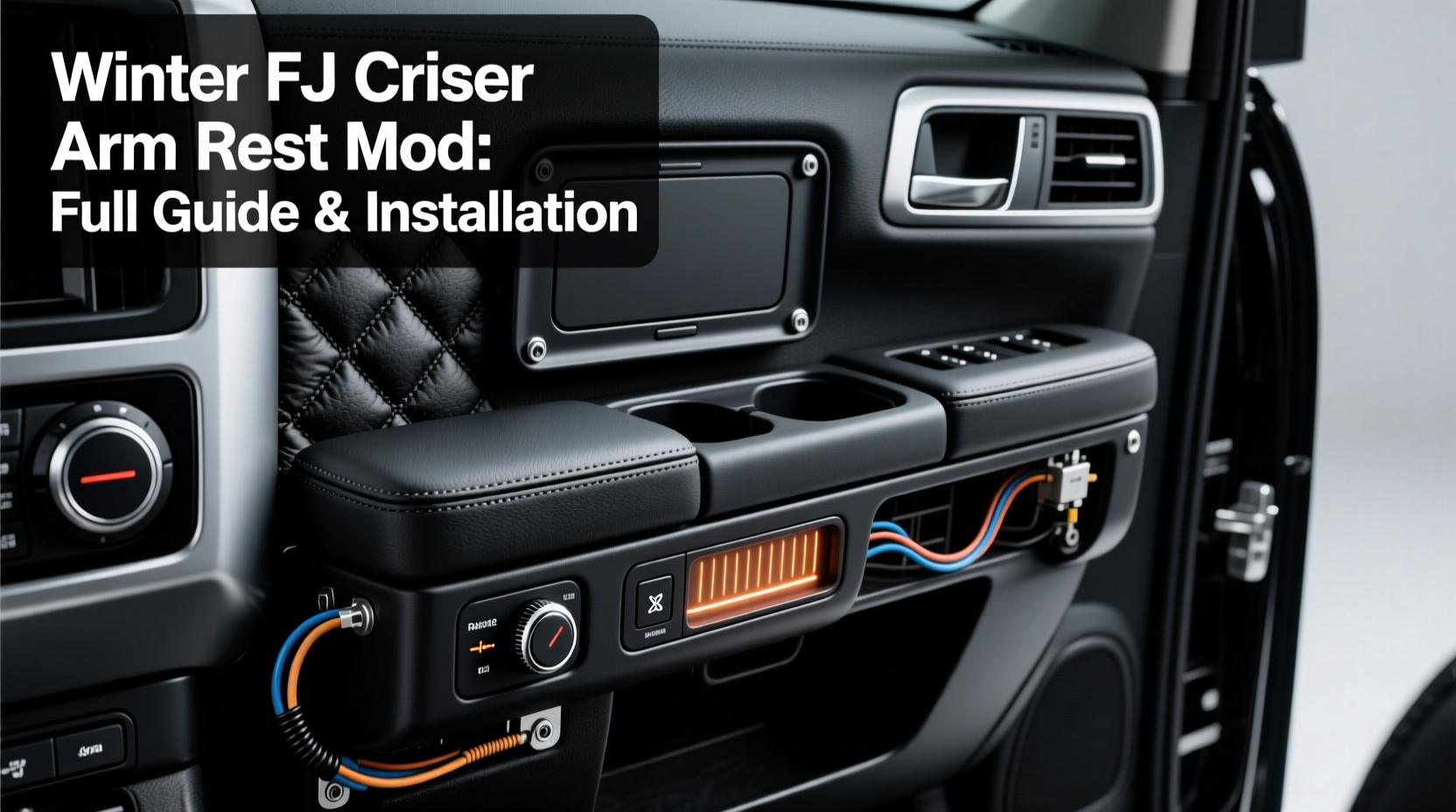 winter fj cruiser arm rest mod