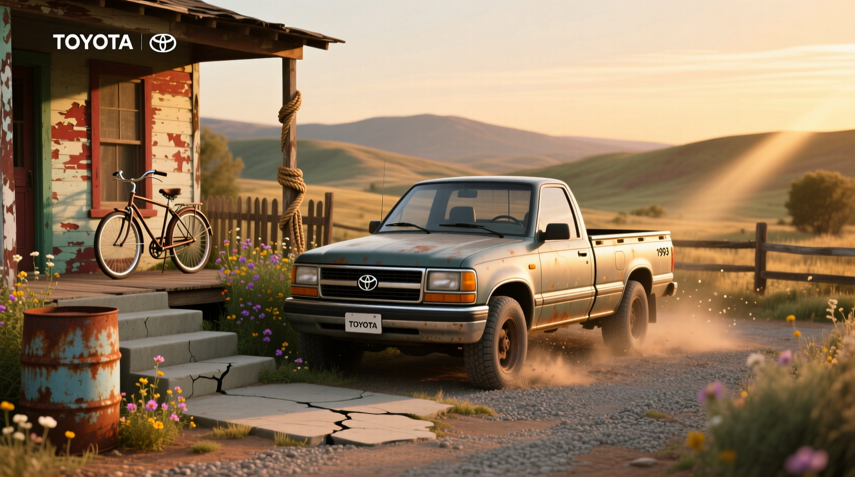 1993 Toyota Pickup truck parked outdoors