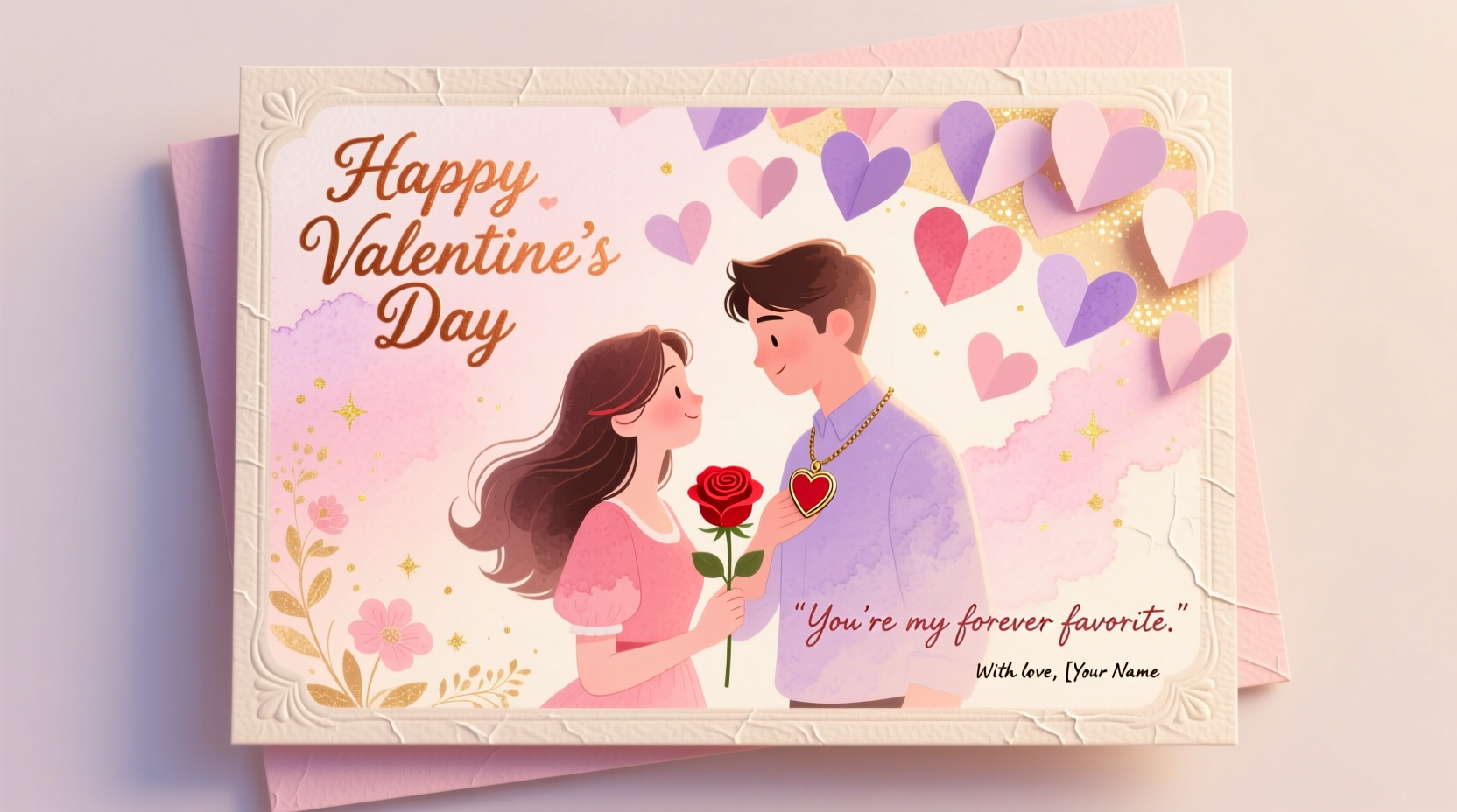 what to write in the valentines day card