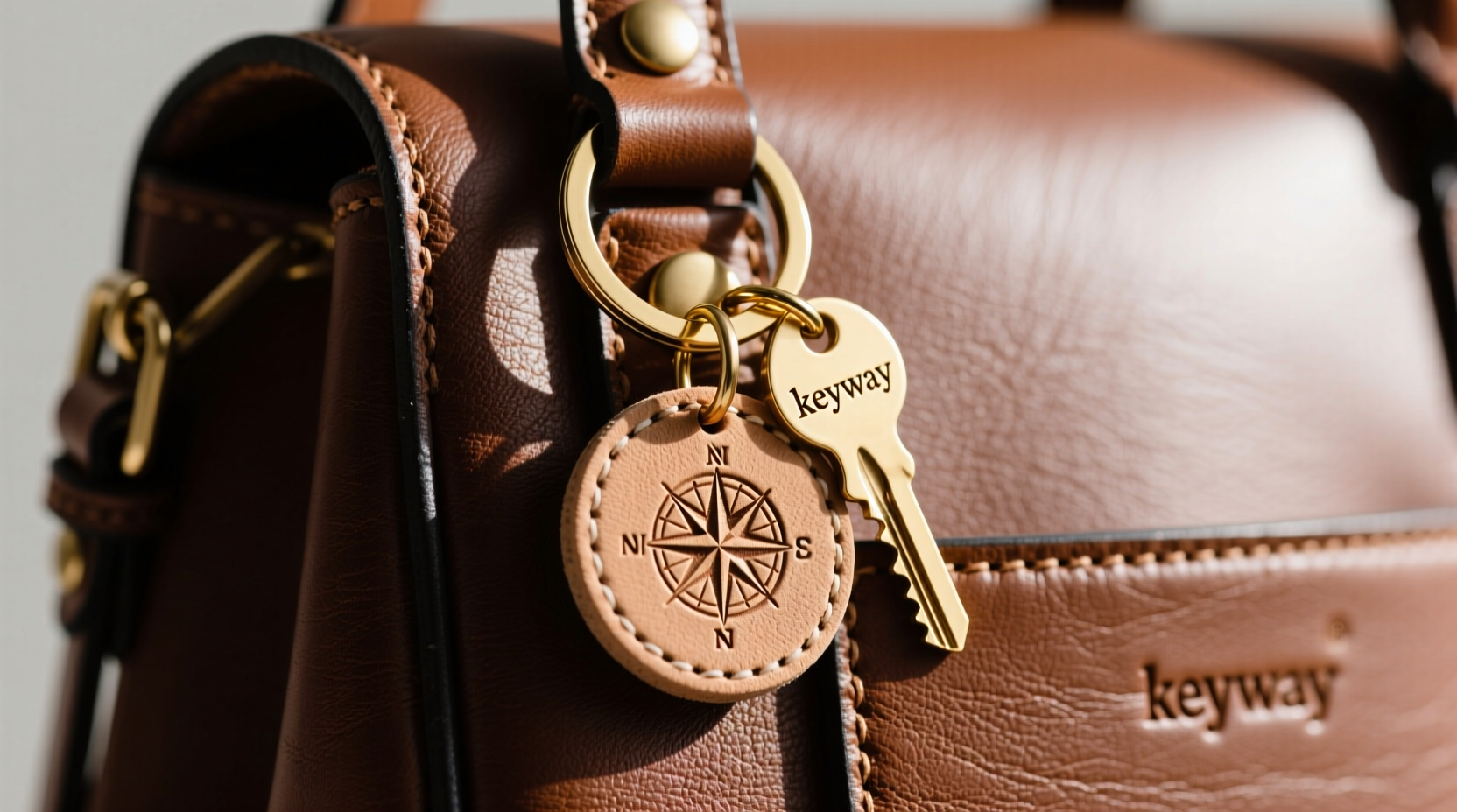 creative ways to secure a keychain to your cowhide bag charm for style and function