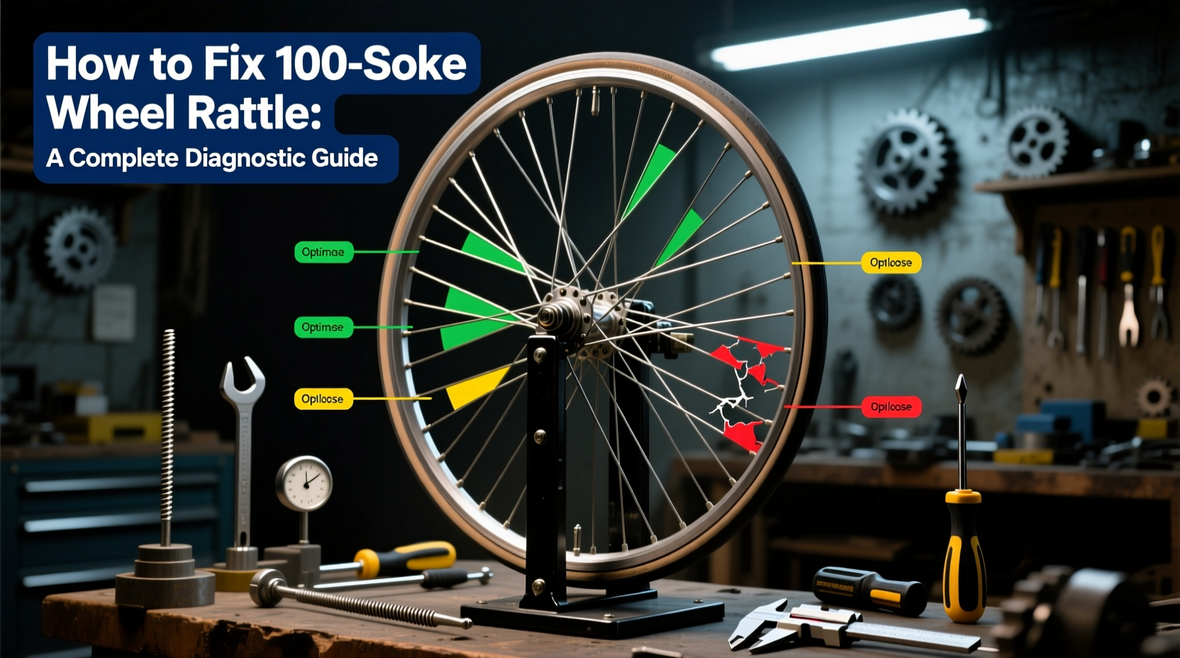 100 spoke wheel rattle fix