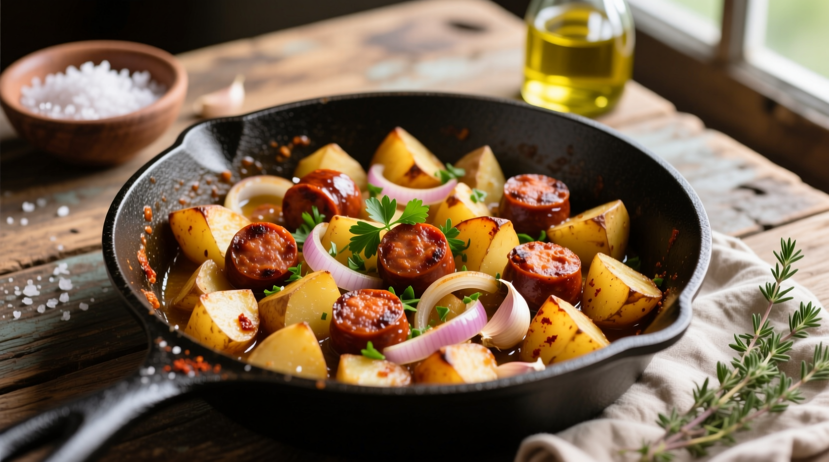 Authentic Chorizo Potato Recipe: Spanish-Style Pan Fry