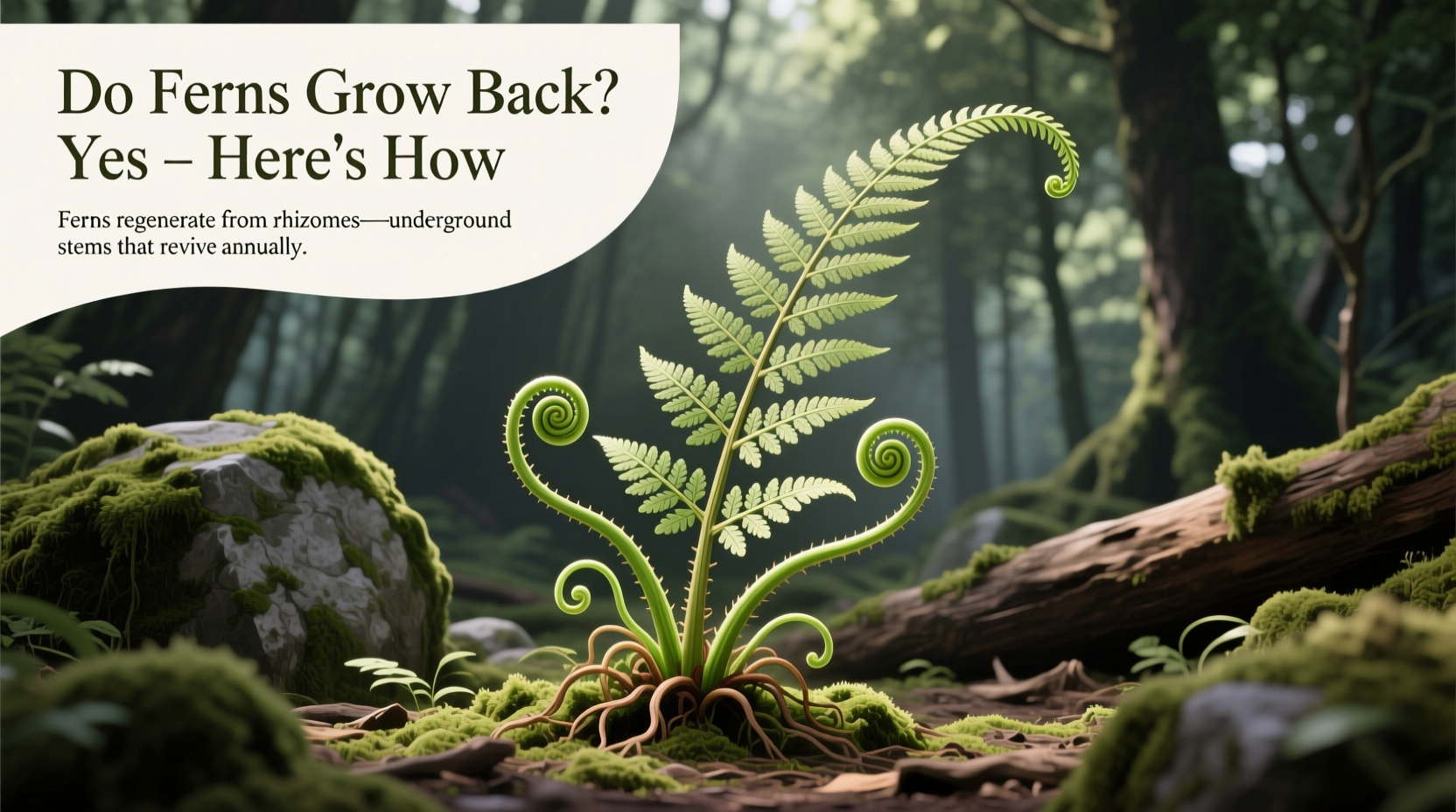 do ferns grow back