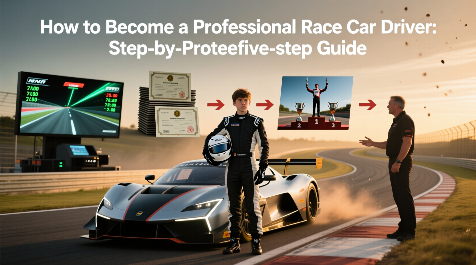 how can i become a professional race car driver