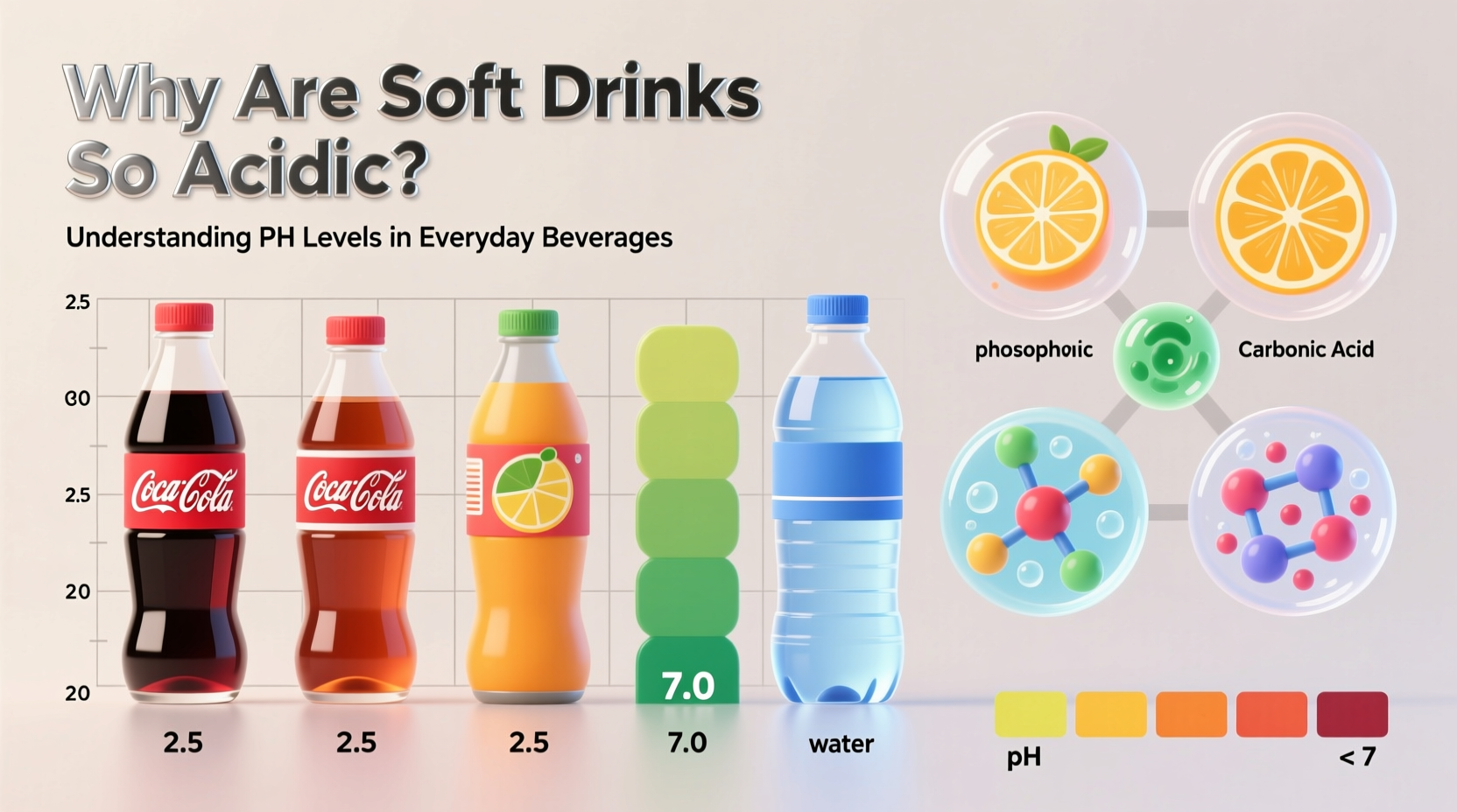 why are soft drinks so acidic exploring the ph levels