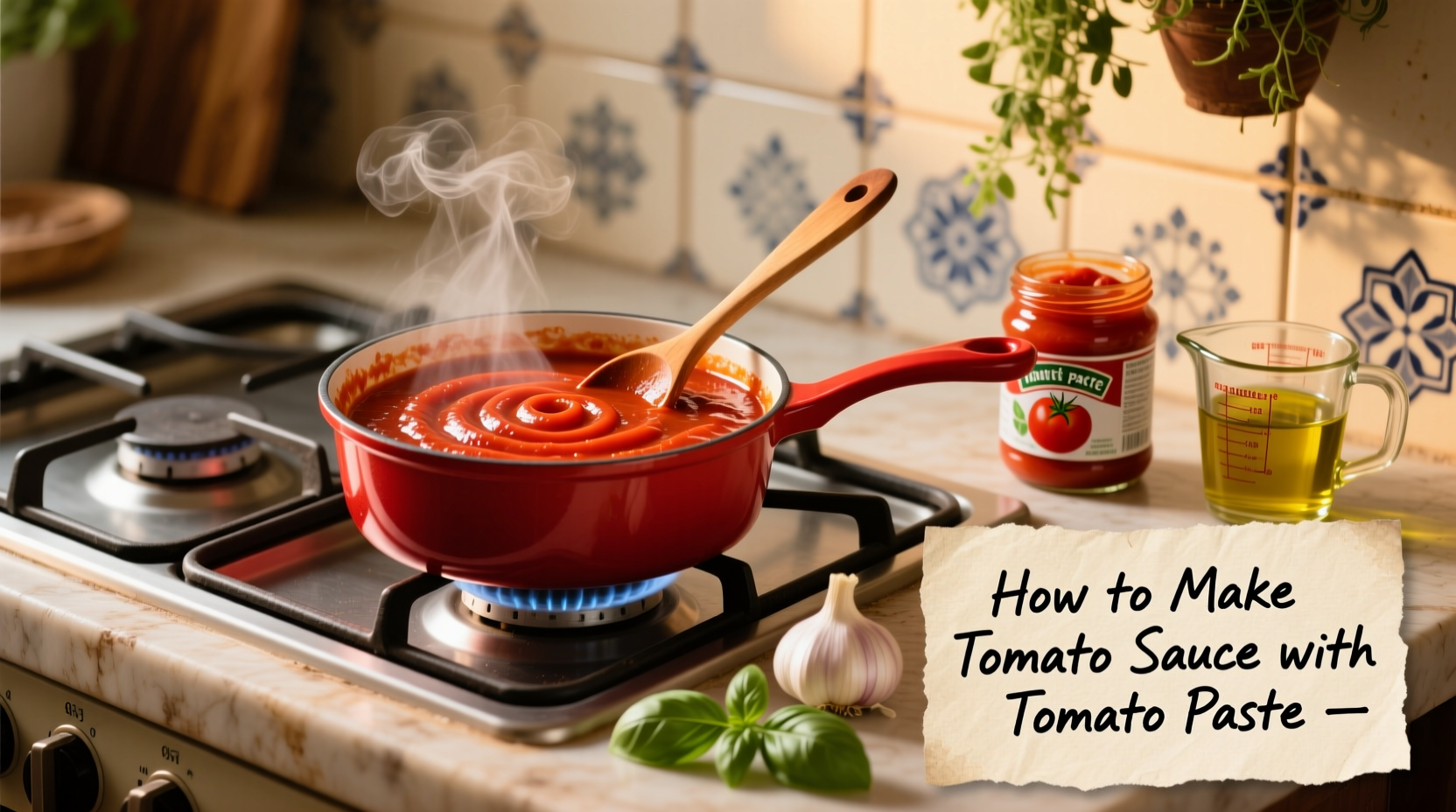 Quick Tomato Sauce from Paste: 15-Minute Recipe