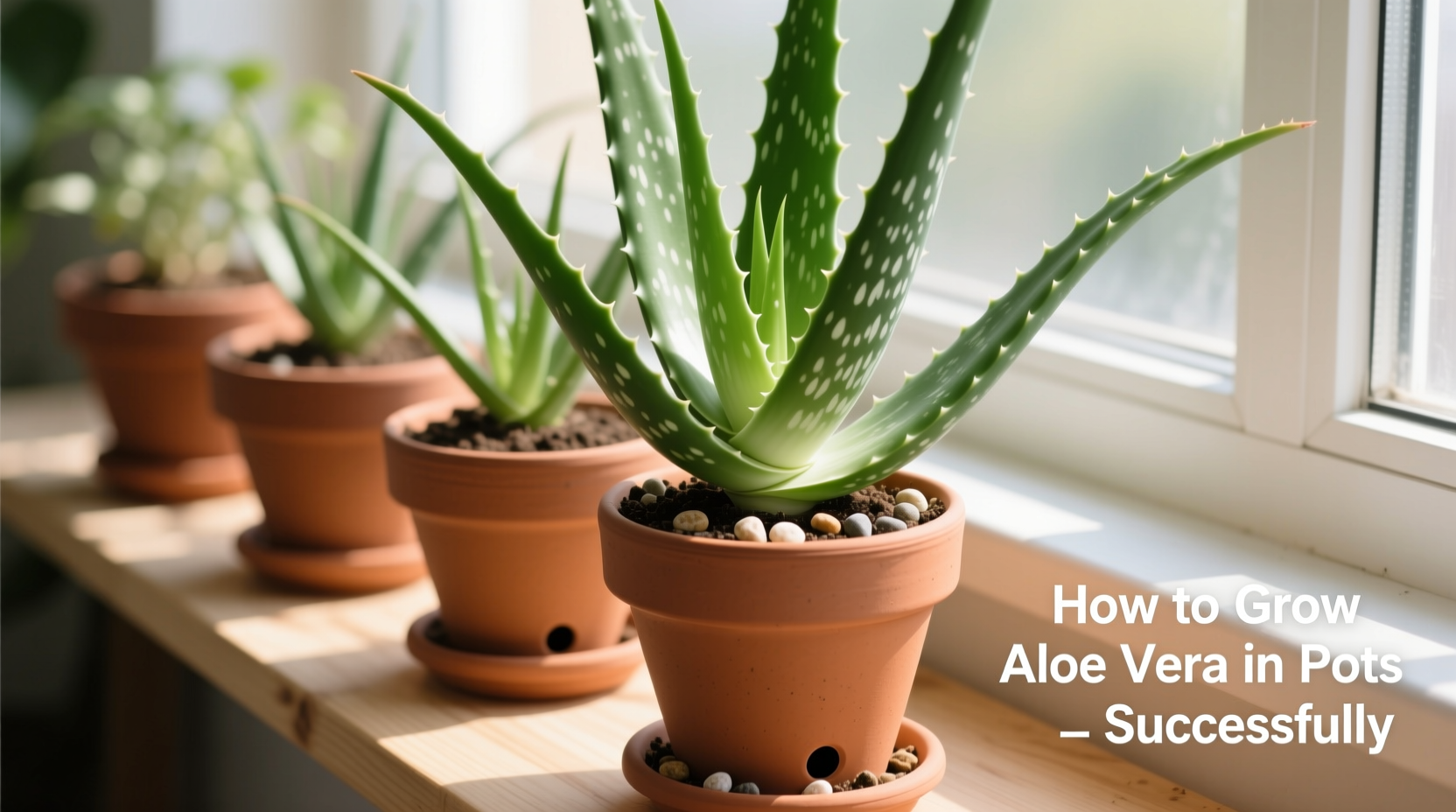 how to grow aloe vera in pots