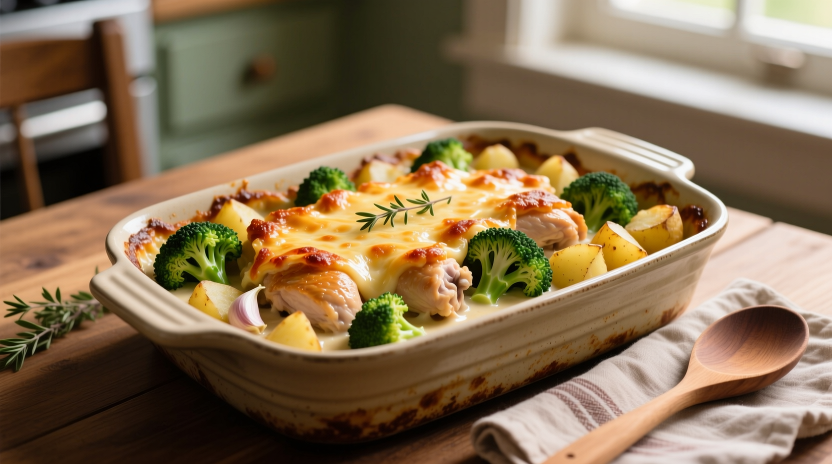 chicken broccoli potato casserole