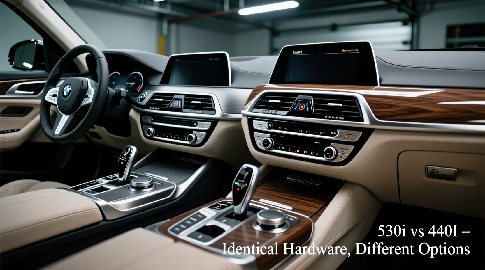 530i vs 540i console comparison