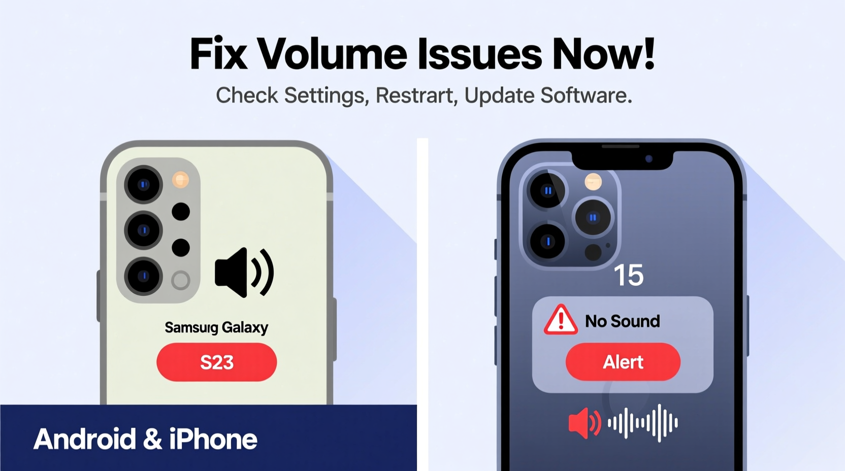phone has no volume troubleshooting audio issues on android iphone