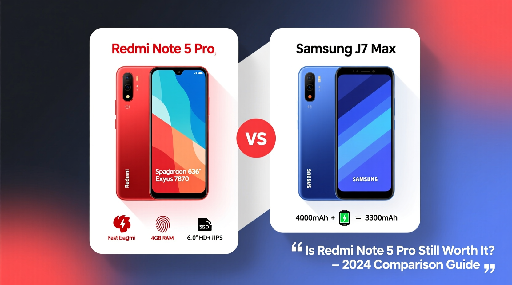 redmi note 5 pro vs samsung j7 max is the redmi still worth it